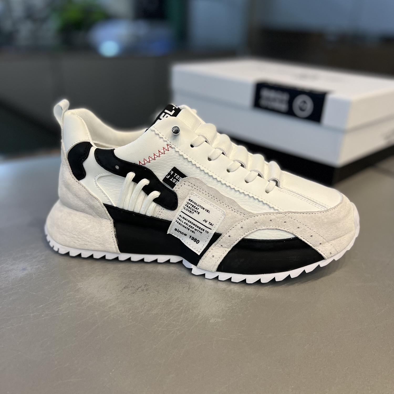 

Мужская обувь Легкая роскошь Универсальная Осенняя Повседневная обувь Увеличение роста Мужская обувь высокого класса 43