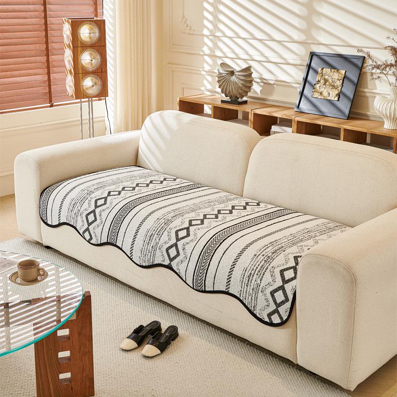 Wave Special-Shaped Sofa Cushion Universal In All Seasons  Simple Wind Cushion Non-Slip And Dirt-Resistant Cover Cloth Cushion