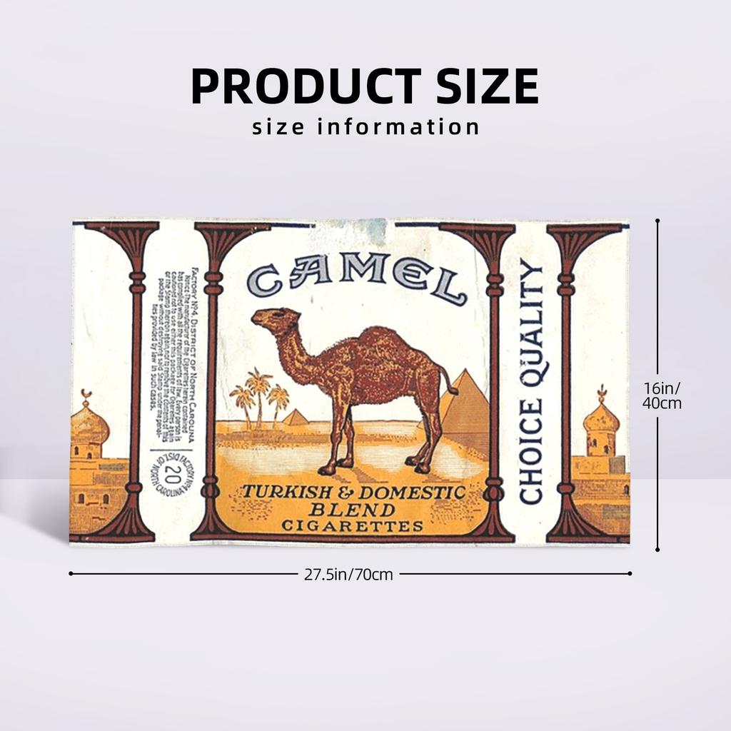 Vintage Camel Cigarette Pack Soft Face Towel Quick Dry Pool Bath Cotton Towels Absorbent