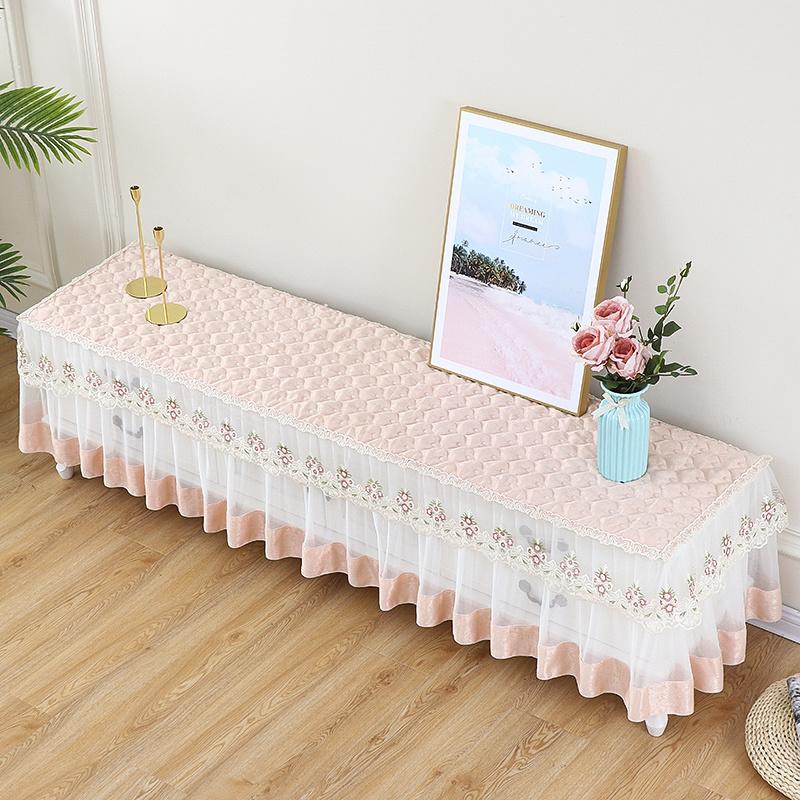 TV Cabinet Cover Double-layer Dust Cover New Lace Universal Cover Tablecloth Rectangular Living Room TV Cabinet Tablecloth