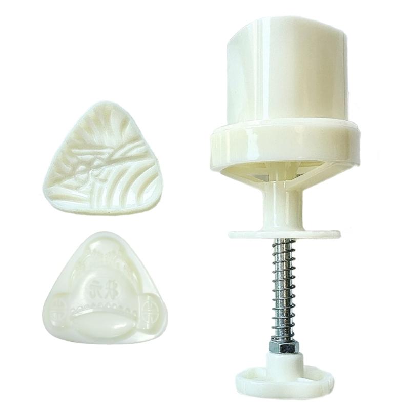 Plastik Mondkuchenformen Leicht zu reinigen Gebäckstempel Zongzi Form Mungbohnenkuchenformen ABS-Material für Mondkuchen