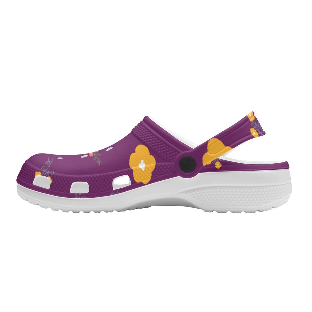 Summer Print EVA Clogs Men Women Soft Sole Lightweight Slip On Casual Shoes Soft Sole Summer Sandals Lightweight Daily Wear