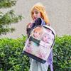 Nerd Hunters Kingdom of Ice 2 Backpack, Ergonomic Laptop Backpack with Accessories, Polyester, Multi-Compartment, Multicolor