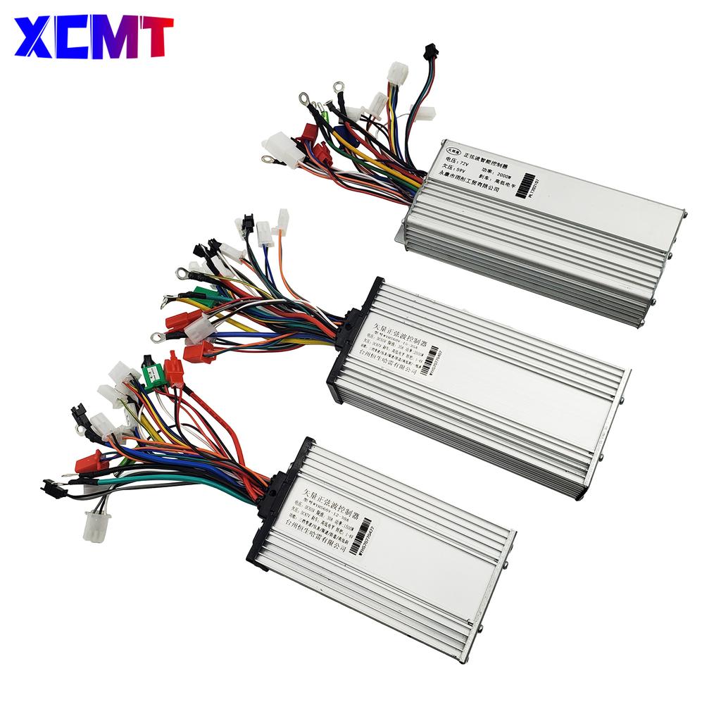 60V 1500W 2000W 72V Dreistufiger Variable Speed Vektor Sinuswellen-Controller für Citycoco Elektroroller Teile