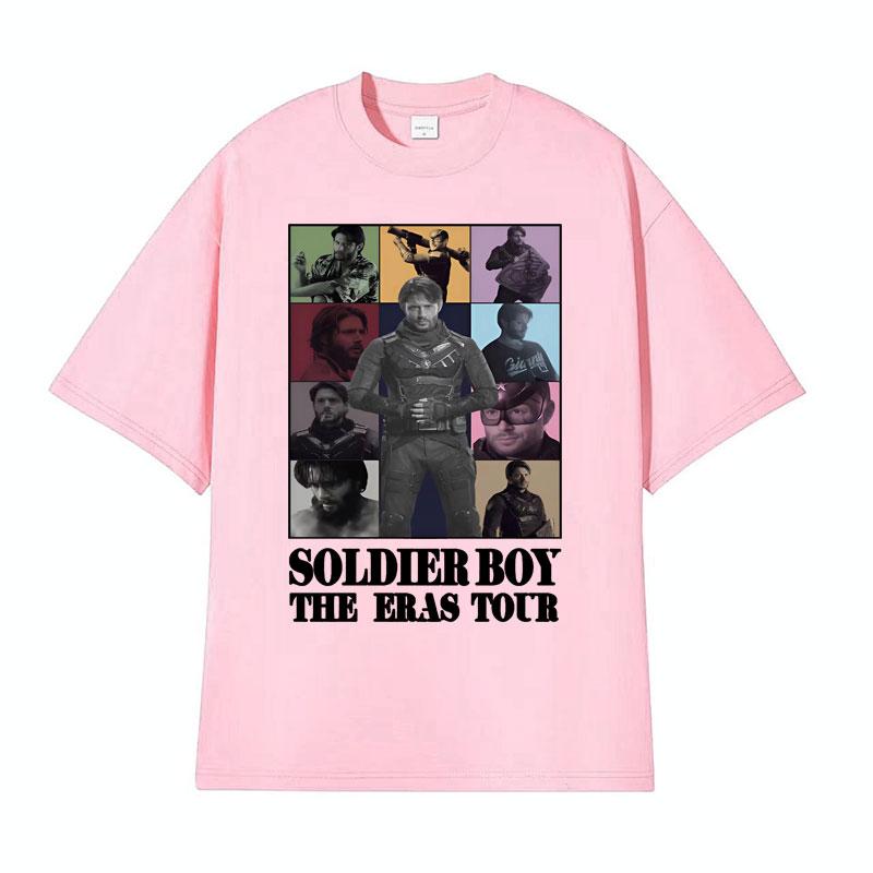Limited Soldier Boy The Eras Tour T Shirt The Homelander The Boys Season 4 Tshirts for Unisex 90s Vintage Fashion Oversized Tshirt