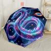 Yin-yang Dragons Harmony Outdoor Automatic Umbrella Retractable Design with 8-Rib Durability Compact Design Durable Everyday Carry Umbrella