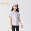 Balabala Girls' 2025 Summer Short-Sleeve Sun Protection T-Shirt