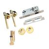 Mechanical Door Lock with Handle Set Modern Interior Bedroom Door AntiTheft Lock Kit