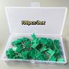 100pcs/box Bright Colors Colored Push Pins Reliable Material Easy Insert Drawing Tacks 100 Pieces Box Stable Fixing