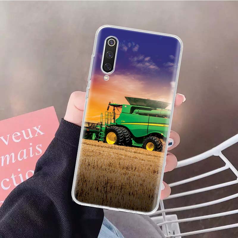 Farm Vehicle Tractor Soft Phone Case For Xiaomi Redmi Note 15 14 14S 13 12 Pro Plus 12S 11 11S 11E 10 10S 11T 5G Fundas Coque Re