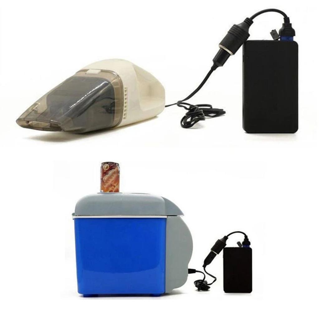 Portable EC5 Female to Cigarette Lighter Female Socket Adapter for Jump Starters Car Emergency Starting Power Supply 9cm