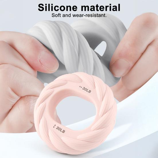 Silicone Grip Strengthener Hand Grip Exerciser Compact Design Portable Ergonomic Grip Strength Trainer Effective Forearm Strengthener