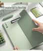Durable A4 Vertical Clipboard with Writing Pad and Thickened Clips