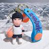Kawaii Japan Anime Slam Dunk Sakuragi Hanamichi Keychains PVC Cartoon Figure Model Pendant Keyrings Figure Key Toys Gifts