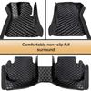 For BMW E65 E66 E67 F01 F02 F03 F04 G11 G12 7ER 2000-  Car Floor Mats Special Leather Carpet Car Accessories