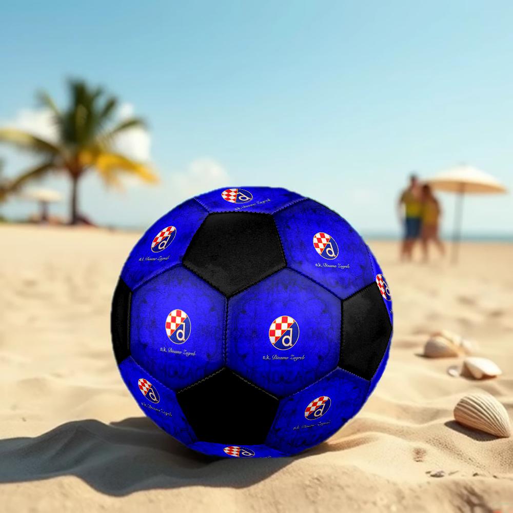 SIZE 5 GNK Dinamo Zagreb Soccer Ball Colorful All Ages Machine Stitched PVC Competition Ready Durable High-Bounce