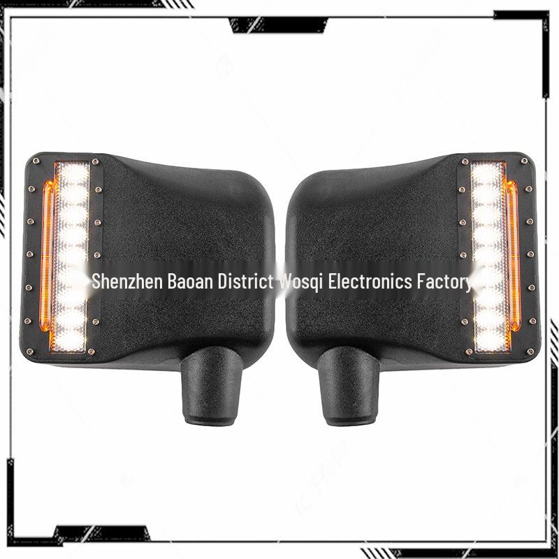 Jeep Wrangler LED Turn Signal & Reverse Light Guide for Rearview Mirror