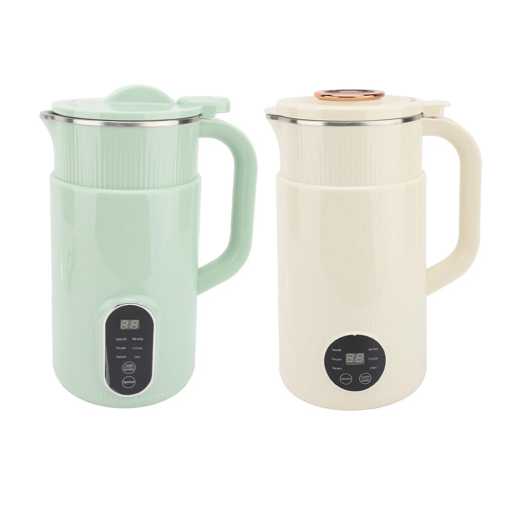 Electric Soy Milk Maker Stainless Steel X Shaped Blades Low Noise Intelligent Touch Panel Soybean Mi