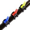 10pcs Lure Fishing Hook Keeper Holders With Rubber Bands Portable Lightweight Fishing Rod Tool Accessories
