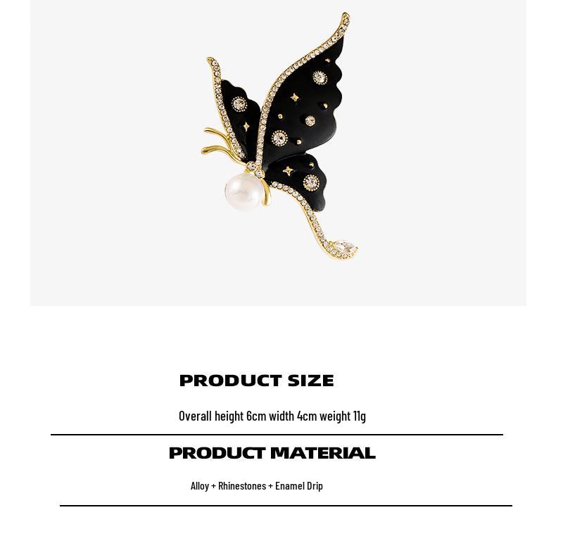 Exquisite Butterfly Brooch: High-End Women's Design Lapel Pin Corsage Accessories