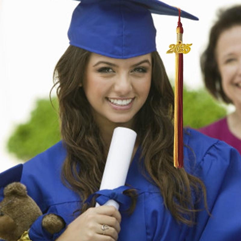 2025 Graduation Hat Tassels Charm Graduation Gowns Hat Decoration Tassels For University And School Graduates