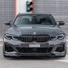 3 st MP Frontspoiler Läpp Splitter Spoiler Diffusor Skydd Karosskit För BMW G20 G21 M-paket 320i 330i M340i xDrive 2019-2022 Blank
