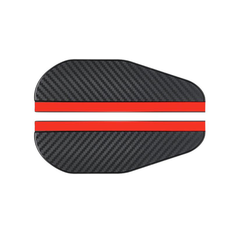 

2 шт. Универсальное автомобильное зеркало заднего вида из углеродного волокна, дождевик, козырек от дождя, козырек от солнца, дождевик, автомобильные аксессуары