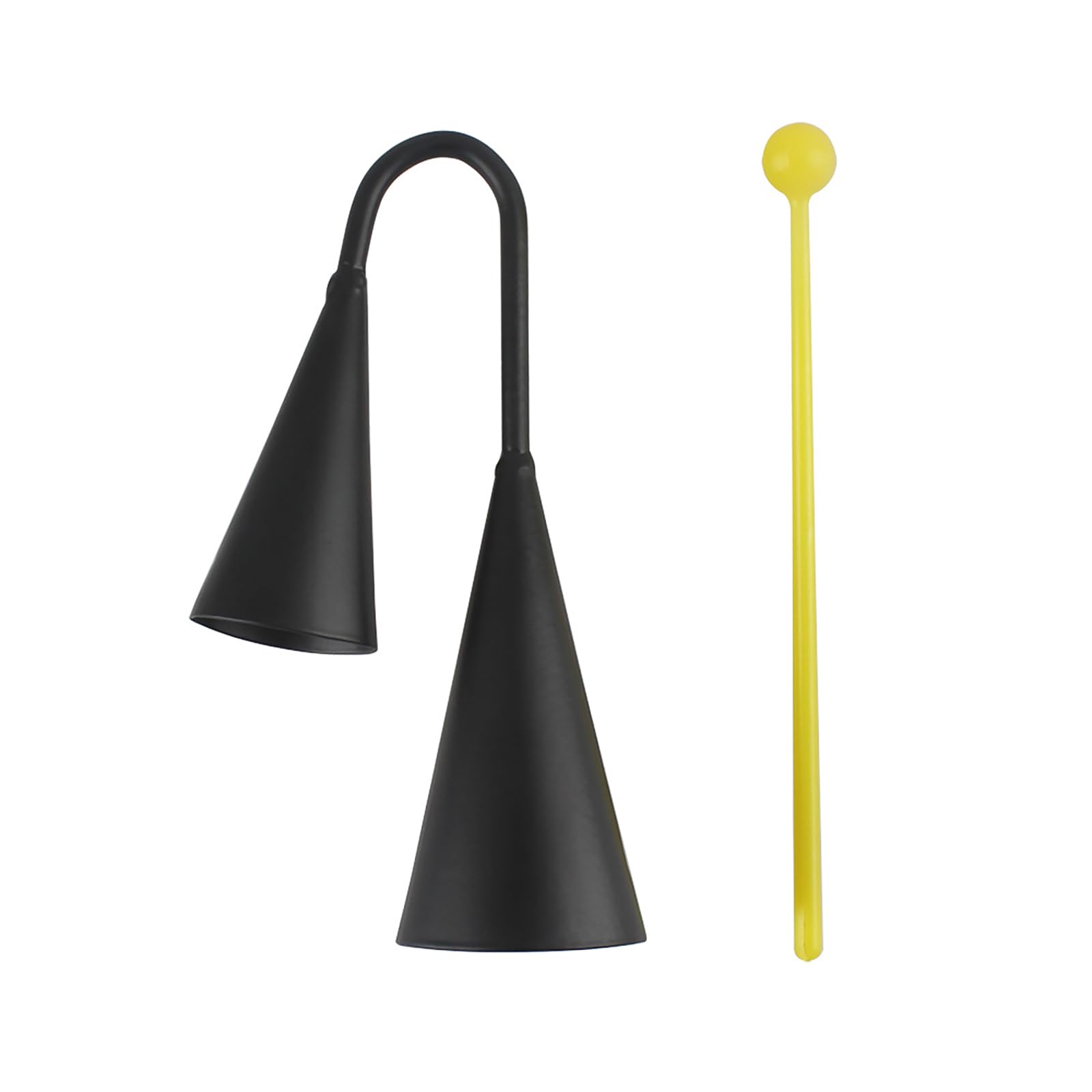 

KDSSYFT Cowbell Agogobell Percussion Instrument Stick with Mallets for Samba (2716cm)