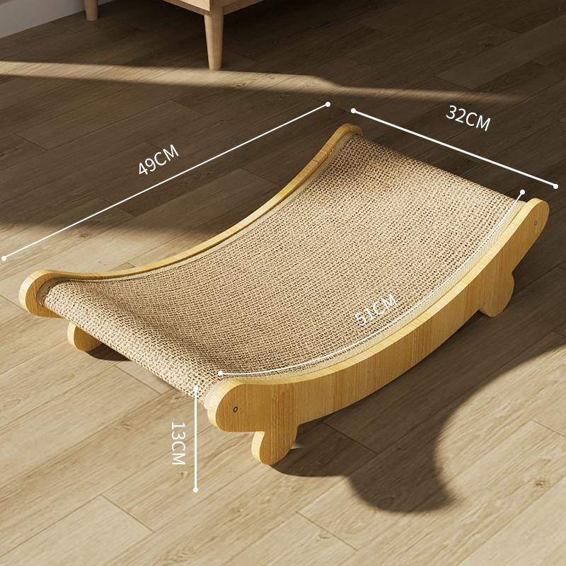 

Durable Sisal Cat Scratching Board & Pad - Cozy Lounge Bed, Kitten Training Mat, Wear-Resistant Pet Grinding Toy with Sleep Spot