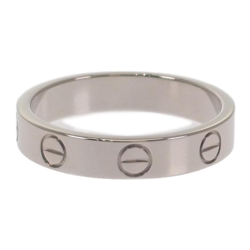 CARTIER  B4085151 #11(JP Size) ring K18 white gold Women