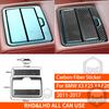 For BMW X3 F25 X4 F26 2011 2012 2013 2014 2015 2016 2017 Center Console Trim Real Carbon Fiber Stickers Car Interior Accessories