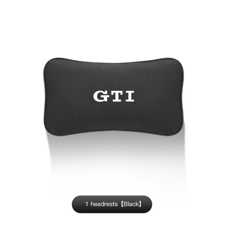 Hijk1 Car Neck Pillow Seat Headrest Automatic Memory Cotton Protective Pad For VW Golf T‑Roc Tiguan Polo Passat T‑Cross Taigo ID.4