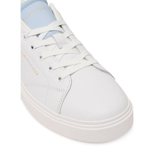Tommy Hilfiger Th Feminine Cupsole Leather Sneakers