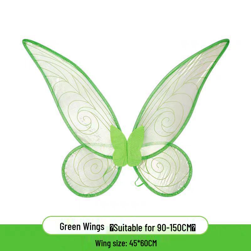 Princess Fairy Wings Costume for Girls - Perfect for Children's Day and Christmas Performances