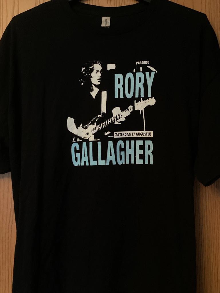 Rory Gallagher - “Paradiso -Zaterdag 17 Augustus” -Black Shirt - 3XL