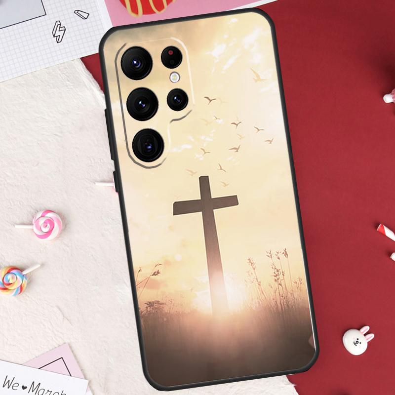 

New Faith Christian Religious Jesus Case For Samsung Galaxy S25 FE S23 FE S20 S21 S22 S24 S25 S26 Ultra S10 S25 Plus Cover Shell Galaxy S20 FE