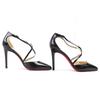 Makellose Christian Louboutin Pumps CROSSPIGA 100 JAZZ Spitzschuh schwarz 35 Gebraucht