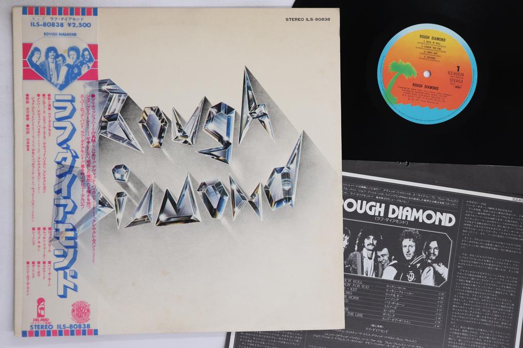 LP Record ROUGH DIAMOND - Rough Diamond ILS80838 ISLAND 1977 Japan Obi Rock Used