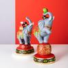 Latest Circus Elephant Ornaments Fine Home Use Living Room Wine Cabinet TV Cabinet Entrance Decoration Resin Crafts
