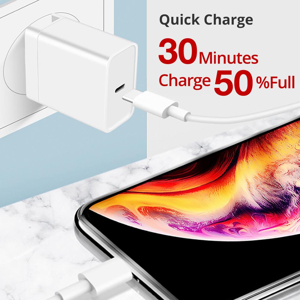 PD 20W USB C Cable for IPhone 14 13 12 Pro Max