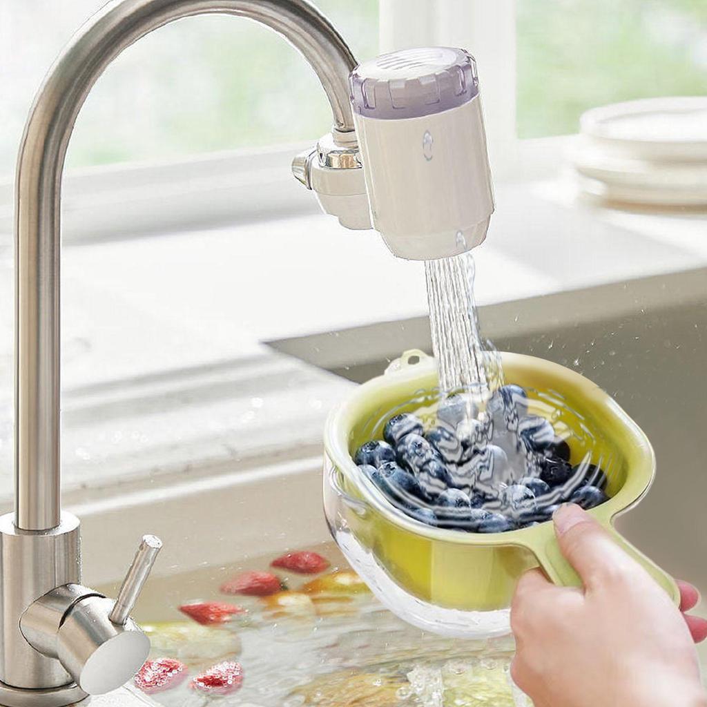 Fruit Strainer Kitchen Colanders 2 In 1 Rotatable Strainer Colander With Handle For Washing Cleaning Berries Salad Vegetable