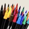 48-teiliges doppelseitiges Kunst-Marker-Set, feine & Pinselspitze Buntstifte für Künstler, Zeichen-, Skizzen-, Malzubehör