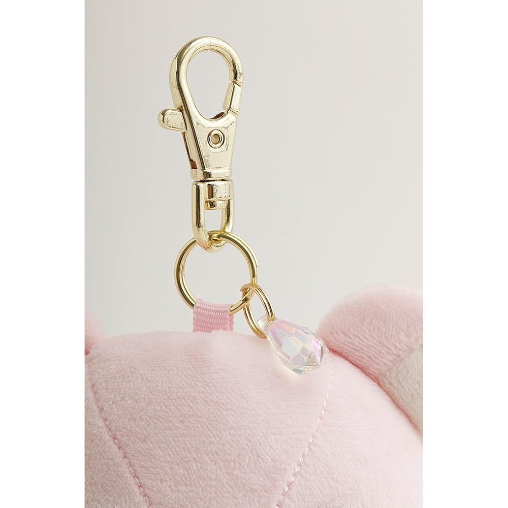 San-X Rilakkuma Key Cover with Plush Reel Korilakkuma H120×W90×D50mm Soft Toy Accessories