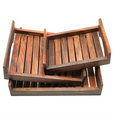 Wooden  Serving Tray, Multipurpose Wooden Tray, Handmade, Rectangular Serving Trays ,