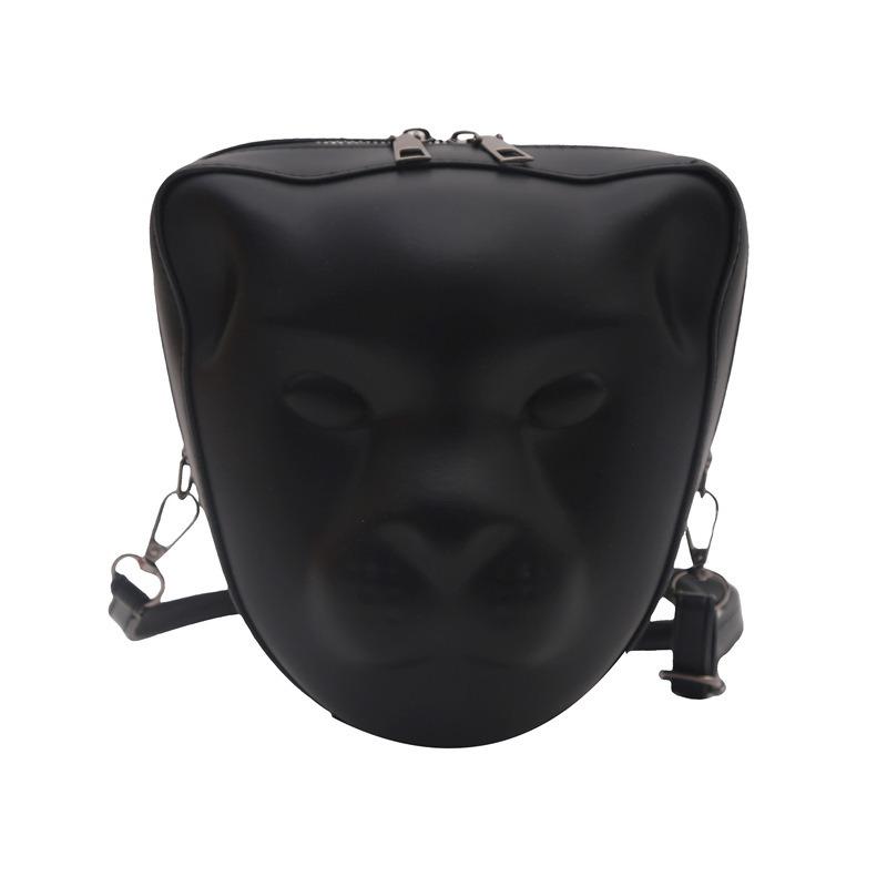Niche Design Dark Wind Mask Bag Women's New Personalized Special-shaped Chain Messenger Bag Spice Girl Mouth Red Envelope