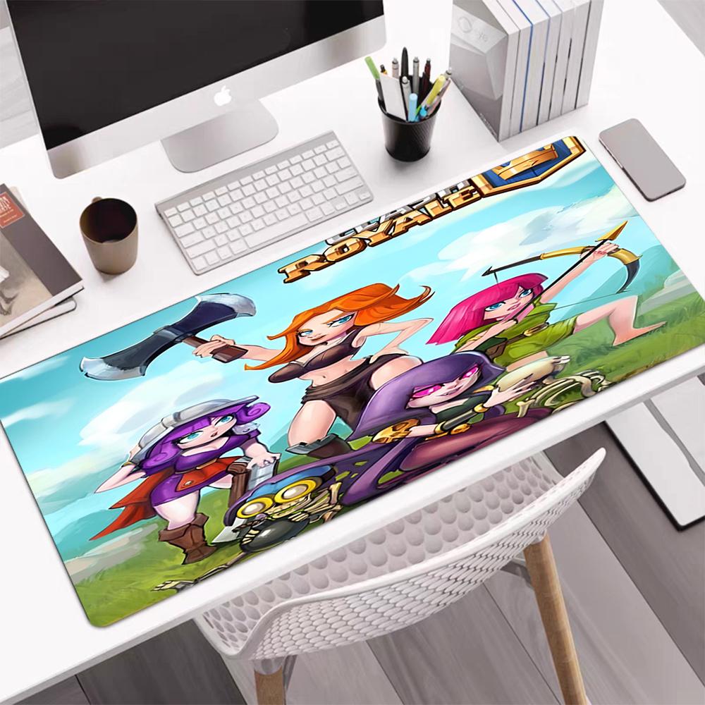 Clash Royale Theme Mouse Pad, Non Slip Rubber Base, Multifunctional Office & Home Decor, Perfect for Workspace Personalization.