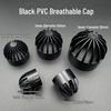 Schwarzer PVC-Aquarium-Ablaufrohr-Sieb | Atmungsaktives Wassereinlass-Filtergitter | Aquarium-Überlaufverbinder | Blumentopf-Design
