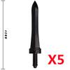 MOC Medieval Military Anime Figures Weapons Building Blocks Toys Soldiers Shield Sword Bow Trident Ax Gun Hammer DIY Gifts K027