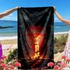 Football team.C Print Beach Towel, Versatile Lightweight Absorbent Beach Towel for Pool Surf Yoga Bathroom, Perfect Birthday Holiday Gift