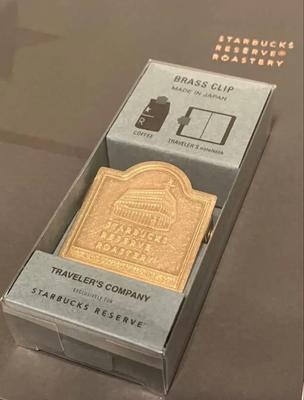 TRAVELERS notebook Starbucks Reserve Roastery Tokyo Messing-Clip Fassade limitiert